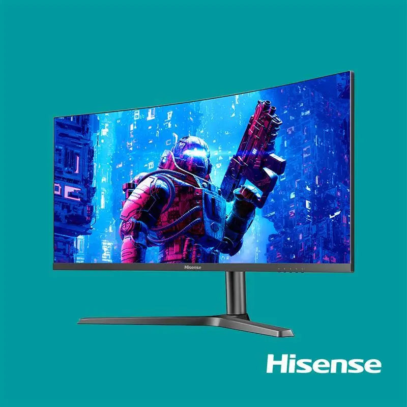 Hisense 34" G6H WQHD 3440x1440 165Hz Curved Gaming Monitor