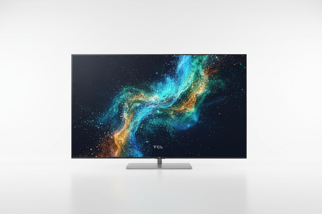 TCL 115 inch 4K QD-MiniLED Google TV front view