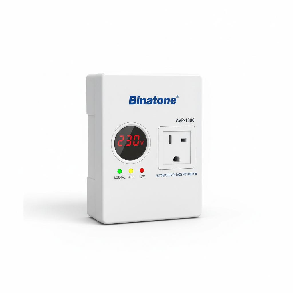 Binatone automatic voltage protector AVP-1300 with digital display