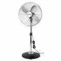 Binatone ES-1800 metal standing fan chrome and black finish