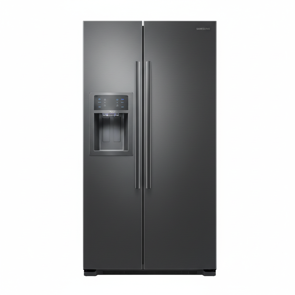 Samsung 650L side by side refrigerator RS65R5691M9 dark stainless steel with water dispenser