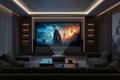 Hisense 120 inch L9 4K Smart Laser TV with ultra short throw projector in luxury home cinema
