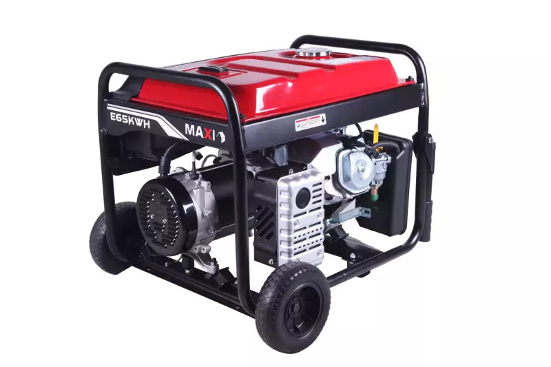 Maxi Generator 8.1kVa | 6.5kW | with Key & Wheels (E65KWH)
