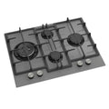 Maxi Tabletop Gas Cooker 4 Burners (ED078W) Grey Glass